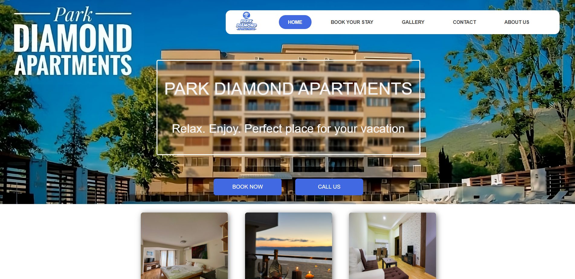 Park Diamond Apartments Website Park Diamond Apartments Website Preview